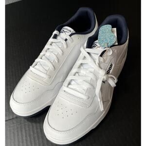 Reebok Court Advance Sneakers Leather Tennis Shoes White/Navy Men’s Sz 12.5M NIB